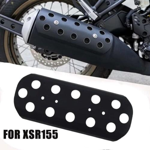 XSR155 xsr Motorcycle Exhaust Muffler Pipe Heat Shield&Crash Protector Guards Cover For YAMAHA XSR 155 2019-2020