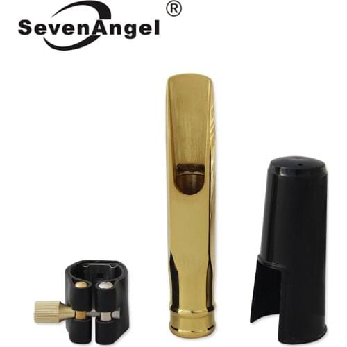 High-grade SevenAngel Sax Metal mouthpiece upgraded version of the Alto tenor soprano Professional Saxophone mouthpiece