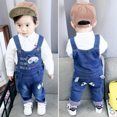 ZJHXDBD Denim Overalls For Boys