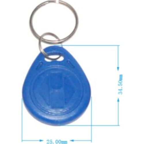 1000pcs/lot 13.56Mhz RFID Tags colorful key tag F08 Fudan M1 RFID keyfob