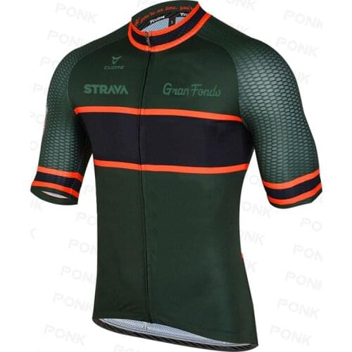 2021 STRAVA Men Short Sleeve Cycling Jerseys Cycling Jerseys MTB Cycle Bike Shirt Cycling Clothing Maillot Ciclismo