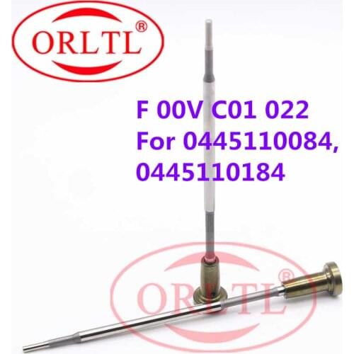 4pc ORLTL High Speed Steel Control Valve F 00V C01 022, F00VC01022 And Common Rail Valve F00V C01 022 For 0445110084, 0445110184