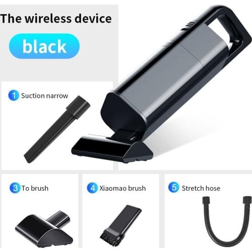 4000PA Wireless Vacuum Cleaner 120W Dry And Wet Household Vehicle Vacuum Cleaner For Car Can Be Selected Wireless And Wired