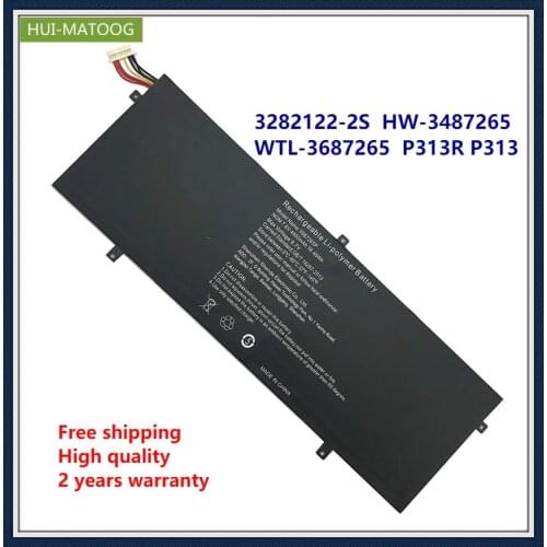 Laptop Battery 3282122-2S HW-3487265 WTL-3687265 P313R P313 for Jumper Ezbook 3S V3 V4 LB10 MB10 PEAQ Notebook Slim S130 32.4Wh