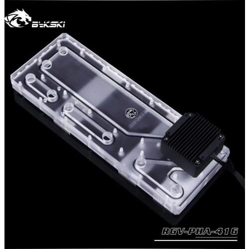 BYKSKI Acrylic Tank RGV-PHA-416,use for Phanteks 416 Computer Case / 3PIN 5V D-RGB / Combo DDC Pump Cool Water Channel Solution