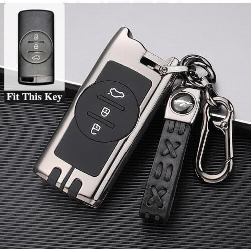 Zinc Alloy Car Key Cover Case Full Protection Folding key For Chery Tiggo 3x 5x 8 7 Pro 2020 Arrizo 5 Pro Gx 5x eQ7 Accessories