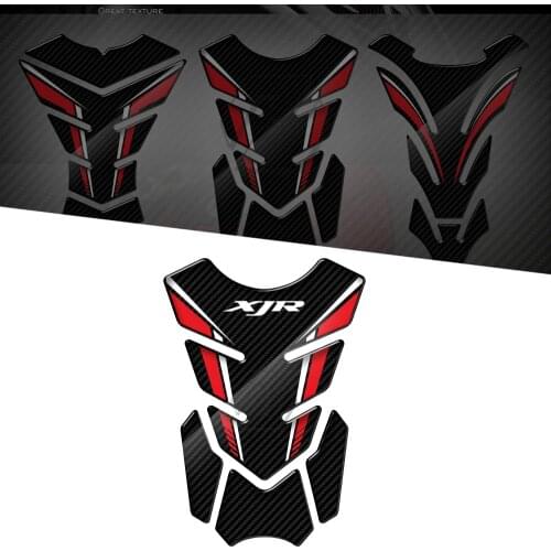 For Yamaha XJR400 XJR1300 XJR1200 XJR 400 1200 1300 3D Carbon-look Motorcycle Tank Pad Protector Sticker