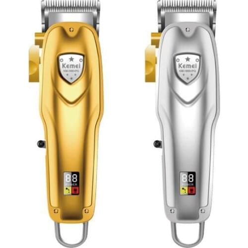 Kemei hair trimmer KM-1999PG USB rechargeable hair clipper cordless haircut machine beard trimmer oil head clipper hair cutter