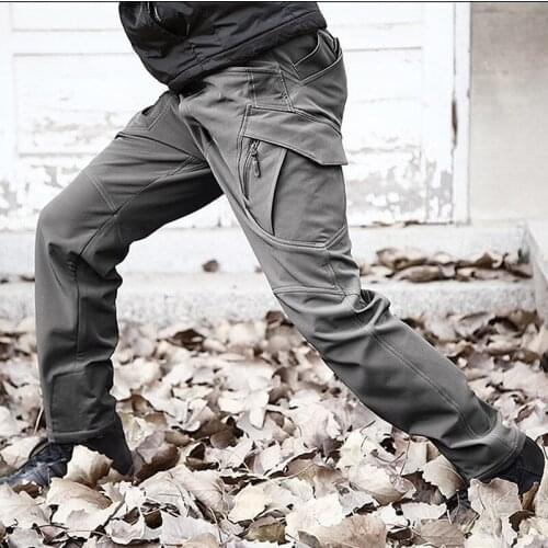 Spring Autumn Men Women Outdoor Mountaineering Heat Reflex Soft Shell Tactic Charge Pants Overalls Army Fans Trousers Cold-proof