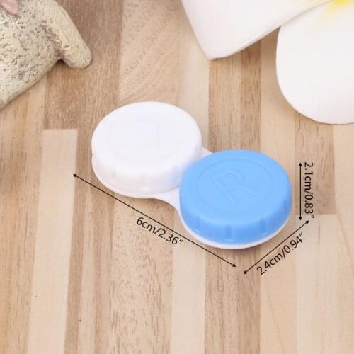 Contact Lens Box Holder Plastic Objective Travel Portable Case Storage Container 2XPC