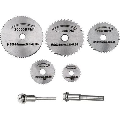 Metal Circular Saw Disc Wheel Blades Shank High Speed Steel Saw Blades With Mandrels Drill For Dremel Metal Cutter incredible