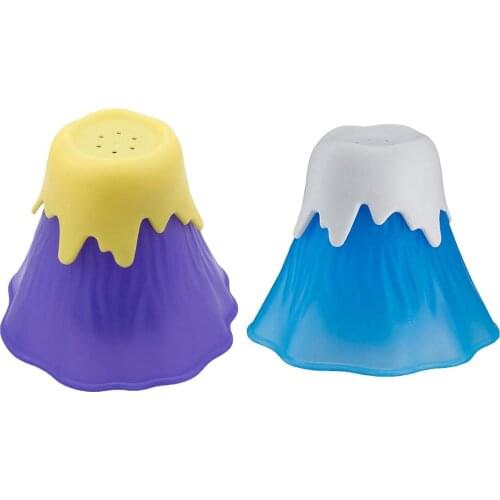Volcano Shape Microwave Cleaner Kitchen Oven Cleaner Oil Dirt Cleaning Helper Kitchen Refrigerator Cleaning Tools Kitchen Gadget