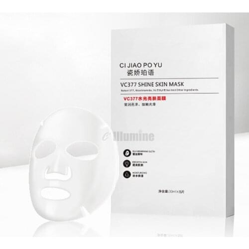 Milk Mask VC377 Essence Whitening Water Supplement Nicotinamide Fade Spot Skin Mask Peel Off Mask Sheet Skin Care 30ml*5sheets