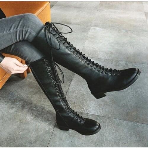 Sexy High Boots Knee-length Pu Boots High Heels Ladies Fashion Shoes Fall/winter 2021 Womens Boots Large Size 35-43 High Heels