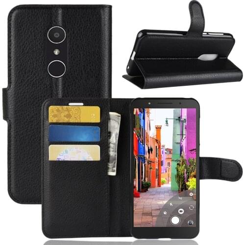 Luxury PU Leather Wallet Flip Case For Alcatel 1C With Card Holder Slot Pouch Back Kickstand Cover For Alcatel 1C 5009D 5009A