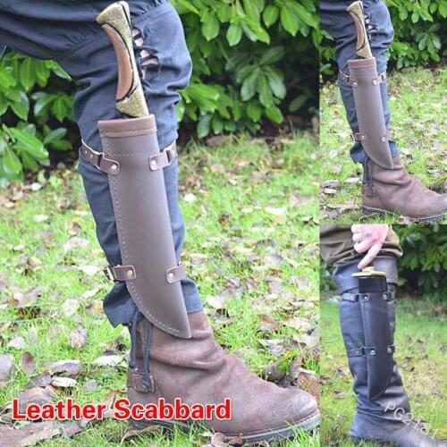Medieval Leather Waist Hip Archery Quiver Avarian Archer Cosplay Accessory Belt Side Arrow Holder Bag Case For Larp Hunting Gear