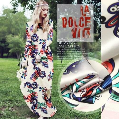 118cm printed satin silk fabric 19 mm soft silk stretch satin fabric satin spandex natural silk fabric wholesale cloth