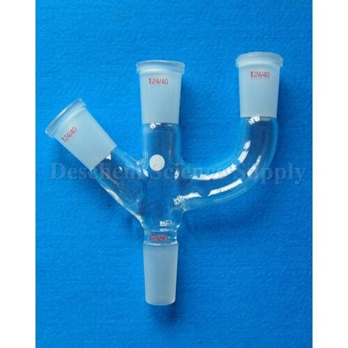 24/40 Modified Claisen Adapter,3x Socke and 1x Cone