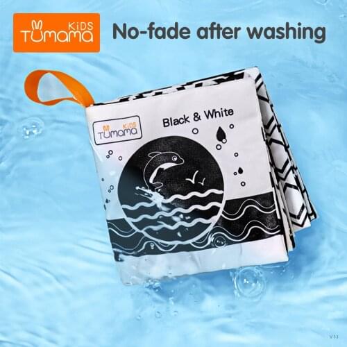 4PCS Fabric Soft Book Animals Fruits Vegetables Cognition Learning Books