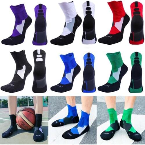 5 Pairs Professional Sports Socks Cotton Breathable Women Men Fitness Running Cycling Hiking Basketball Football Soccer Socks