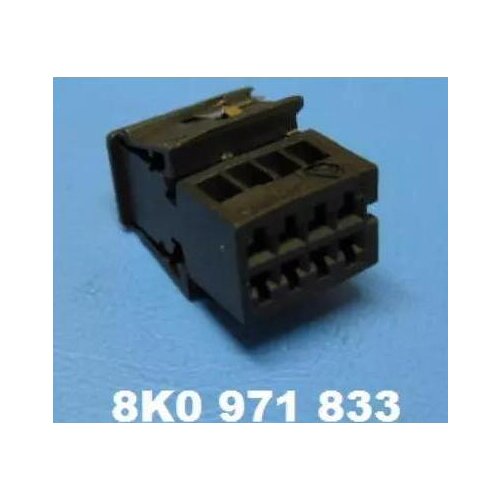 FREE shipping 5pcs/lot 8 Pin/Way For Anti-glare Rearview Mirror Plug Auto Connector 8K0 971 833