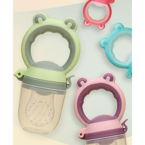 Baby Pacifier Fresh Food Nibbler Kids Fruit Feeder Nipples Feeding Baby Teat Pacifier Bottles