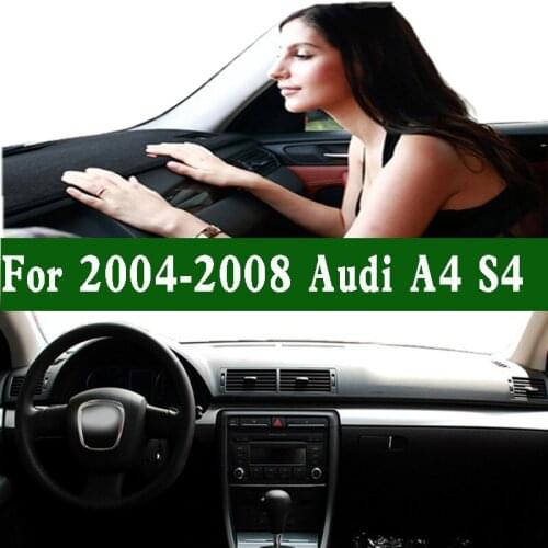 For dashboard dashmat Audi A4 S4 RS4 Avant B6 B7 8EC fits 2004 2005 2006 2007 2008 Instrument pad Left Right hand drive