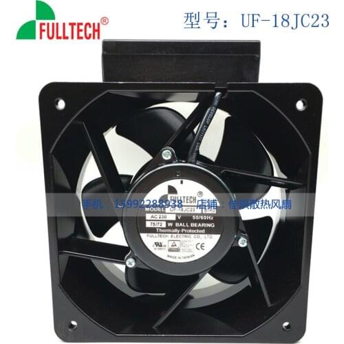 FULLTECH UF-18JC23 AC 230V 75W 72W 180x180x90mm Cooling Square Fan