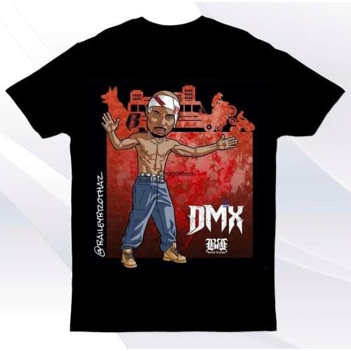 DMX Dark Man X VTG 2 Rap Hip Hop T Shirt Retro Shirt Vintage Style shirtTShirtWomen Black ( S 5XL)