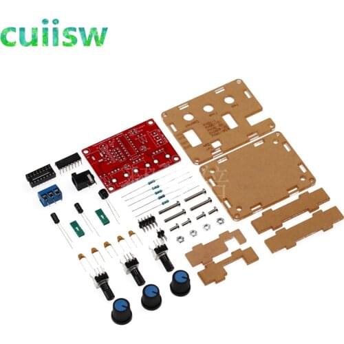 Function Signal Generator DIY Kit Sine/Triangle/Square Output 1Hz-1MHz Signal Generator Adjustable Frequency Amplitude XR2206