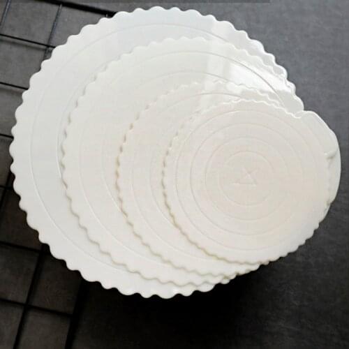 1Pcs Mousse Cake Boards Mat Reusable Plastic Cupcake Dessert Displays Tray Base Pastry Baking Accessories Cake Decorations Tools