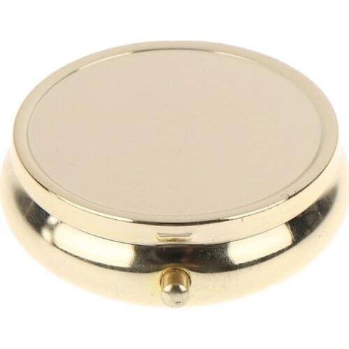 Metal Pill Boxes Medicine Organizer Container Case Pill Candy Box New