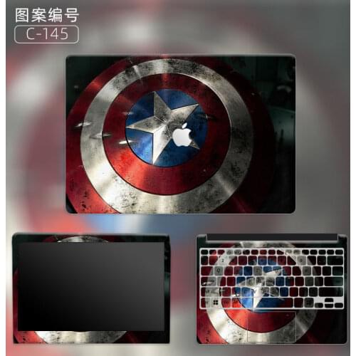 Marvel Iron Man Spiderman Laptop Sticker Skin 11/12/13/14/15/16 in for Macbook Air Pro Air 13" 15" A1398 A1465 A1502 A2141