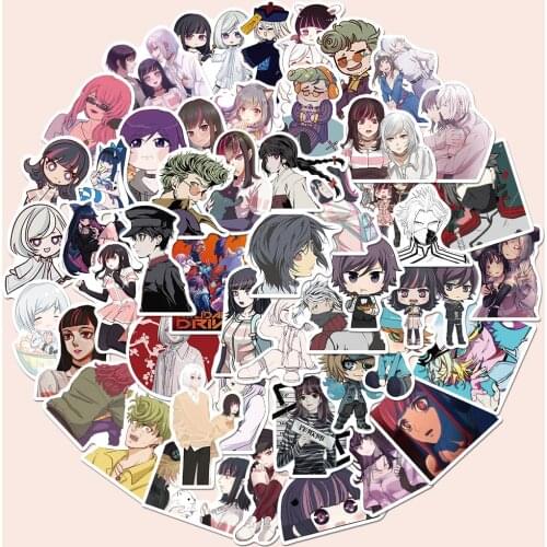 50pcs/bag Akudama Drive cartoon Sticker Children Gift DIY for On Skateboard Suitcase Luggage Stickers Waterproof PVC