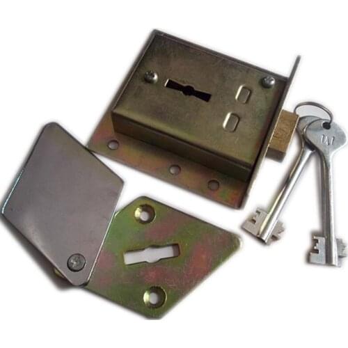 Small Vault Lock Safe Deposit Box Lock Office Furniture Lock Safe Accessories Flagpole Blade Lock Anti-theft Door Lock