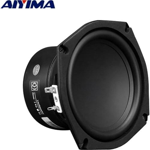 AIYIMA 5.25 Inch 35W Woofer Subwoofer Speaker Unit HIFI High Power Sound Speaker Rubber Bass LoudSpeaker Home Theater