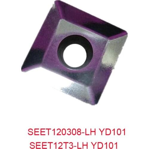 Original SEET 120308 12T3 SEET120308-LH SEET12T3-LH YD101 Four Side Milling Cutter CNC Turning Inserts