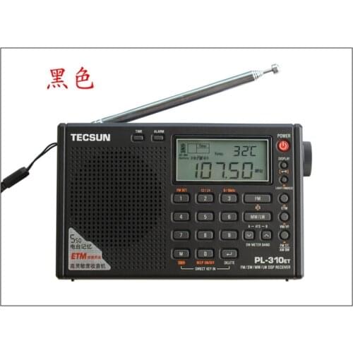 Original Tecsun PL-310ET Full Band Radio Digital LED Display FM/AM/SW/LW Stereo Radio with Broadcasting Strength Signal