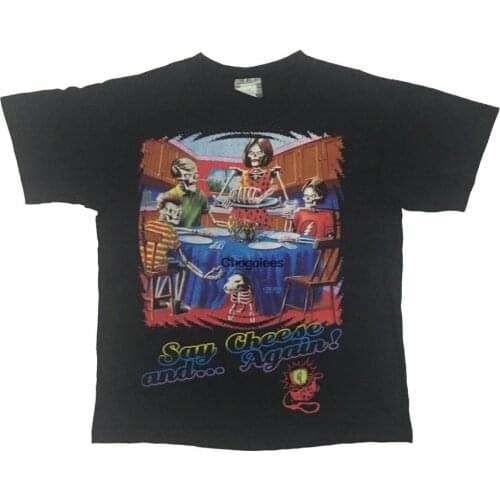 Vintage1995s Goosebumps Say Cheese and...again RL Stine Parachute Press Shirt Size.L(Kid) FreeShipping