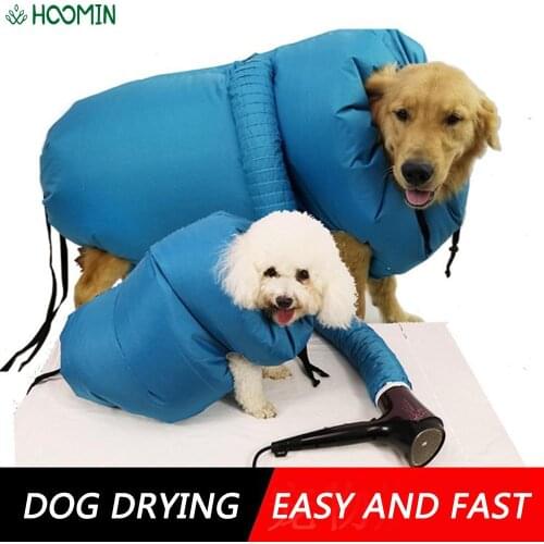 Folding Dogs Hair Dryer Blow Bag Pet Dry bag Grooming Bag Portable Pet Drying Bag Quik Drying Dog Cleaning Accessories