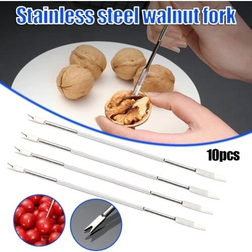 Stainless Steel Walnut Fork Multi Function Lobster Needle Practical Seafood Tools Kitchen Gadgets ALS88