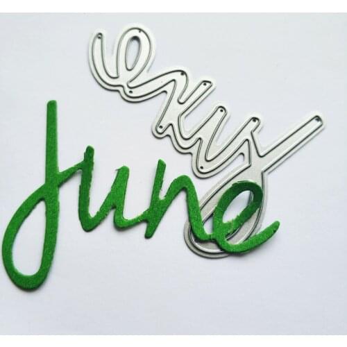 Die cutting die toy June metal crafts paper embossed DIY embossed Easter New Year