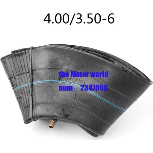 High quality 4.10/3.50-6 Inner tire with Bent Valve Stem fits e-Bike Scooter Mini Motorcycle Mowers