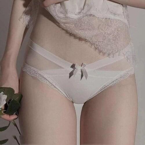 Womens Cotton Seamless Thong Solid Color Panties Comfort Lingerie Women Underwear Cute Lolita Panty Breathable Underpants New