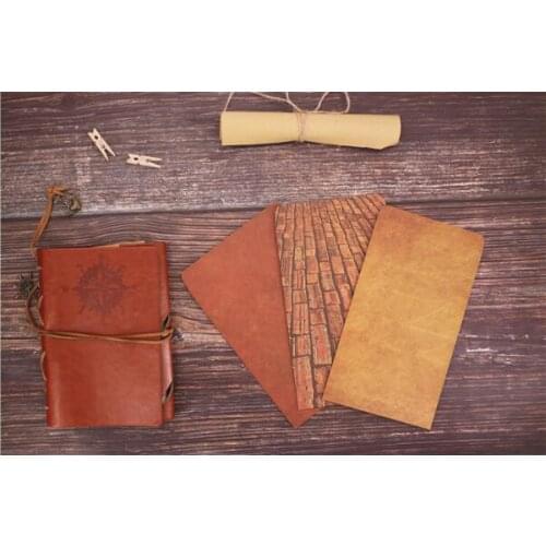 2000PCS/LOT Retro Kraft Paper Customized Invitation Envelope Business Envelope