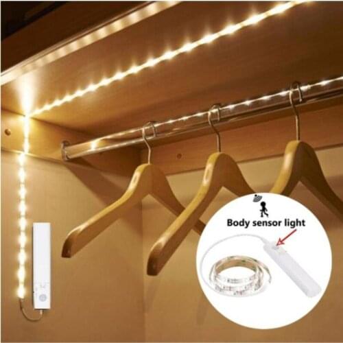 30led IP65 ABS 6v 1M/2M/3M Infrared Hand Sweep Motion Sensor Night Lights for Home Closet Cabinet Wardrobe Cupboard