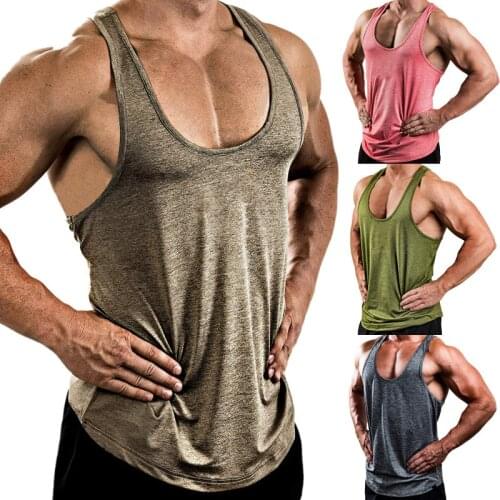 3XL Gym Sports Fitness Men Tank Tops Loose Causal Bodybuilding Workout Singlet Sleeveless Shirts Plus Size Summer Undershirts