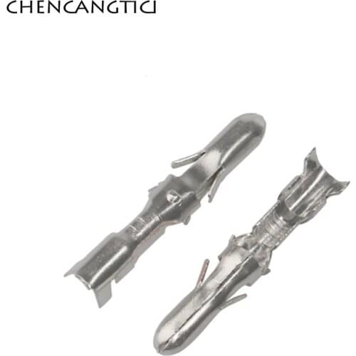 50 Pcs Brass Tinned Automotive Wire Terminal Car Tyco Male Cable Connector 3.5mm Pins DJ212A-3.5B 925713-1 G152