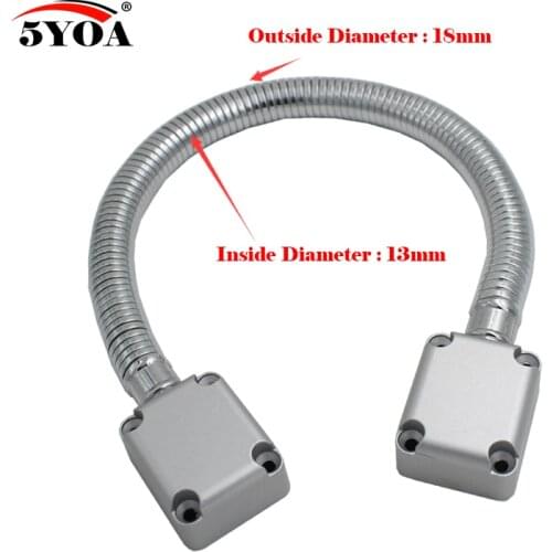 5YOA Door Loop Electric Exposed Mounting protection Cable Line for Control Lock Door Lock Stainless steel sleeve Access Control