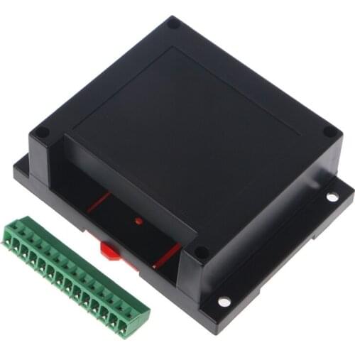 PLC Control Box Plastic Shell Electronic Project Case DIY Terminal Block